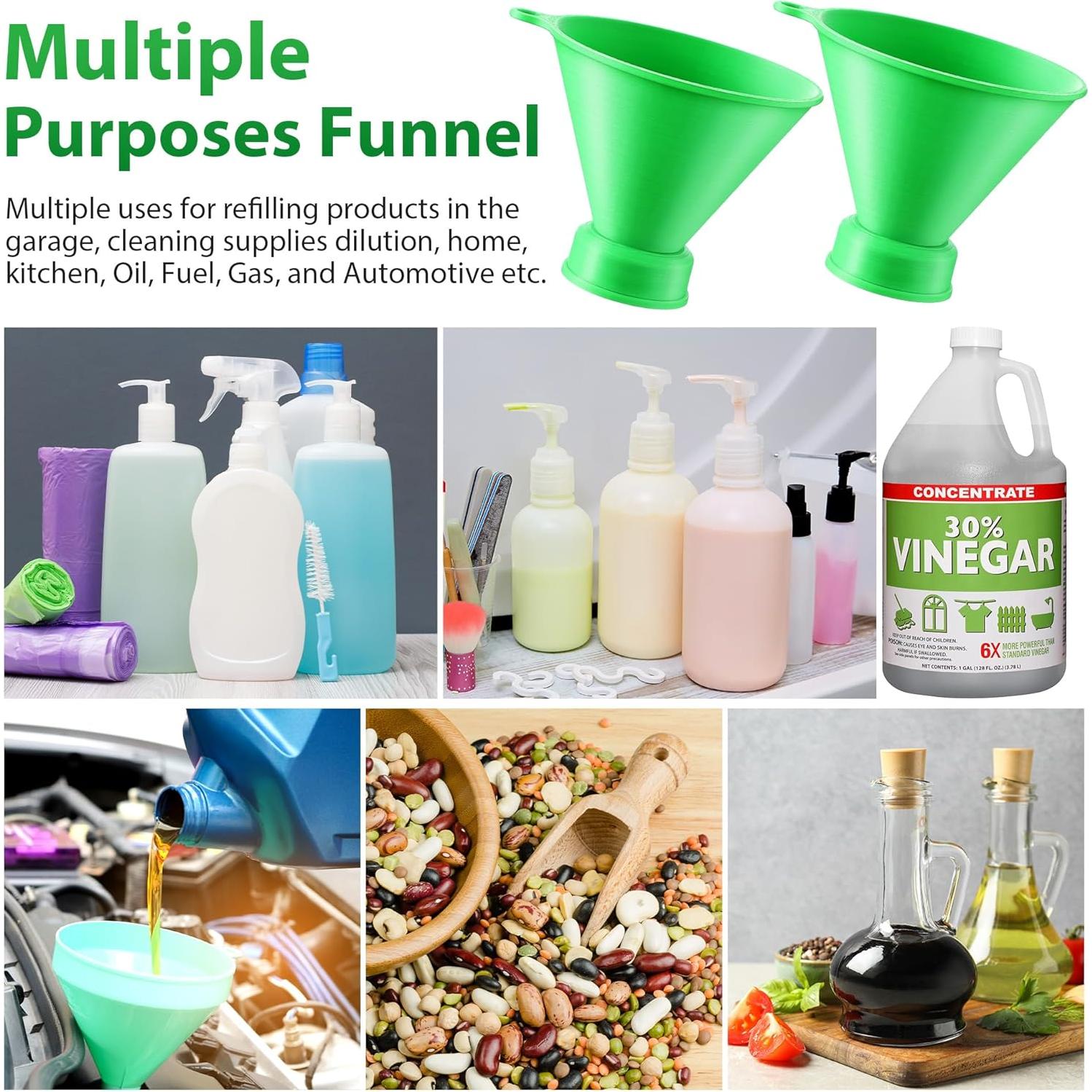 2 Embudos Rosqueados Dunkive para Llenado de Botellas 30mm