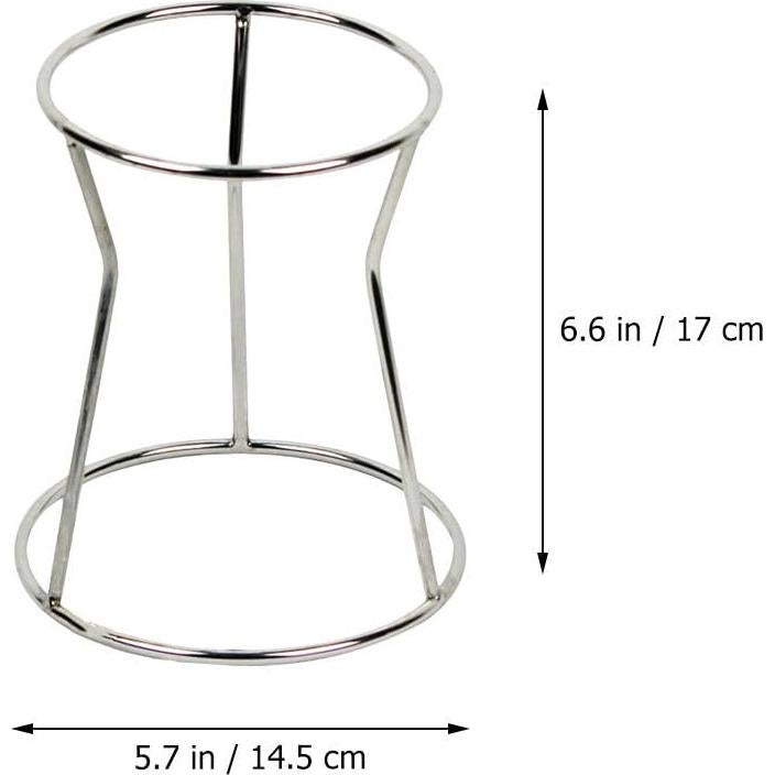 Soporte de embudo de acero inoxidable Tofficu 17x14 cm