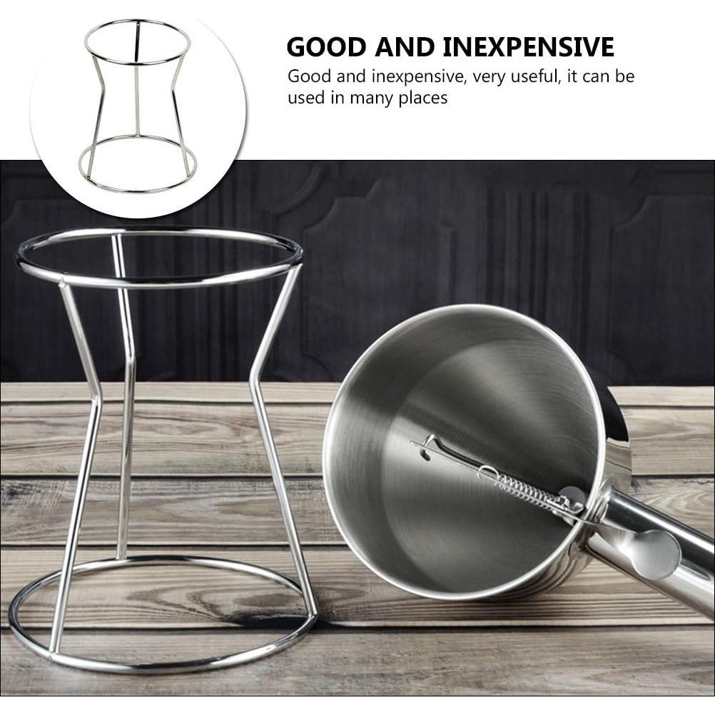 Soporte de embudo de acero inoxidable Tofficu 17x14 cm