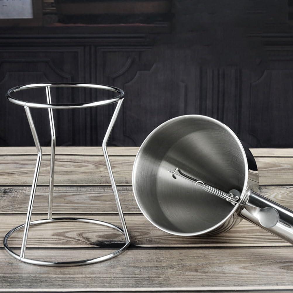 Soporte de embudo de acero inoxidable Tofficu 17x14 cm