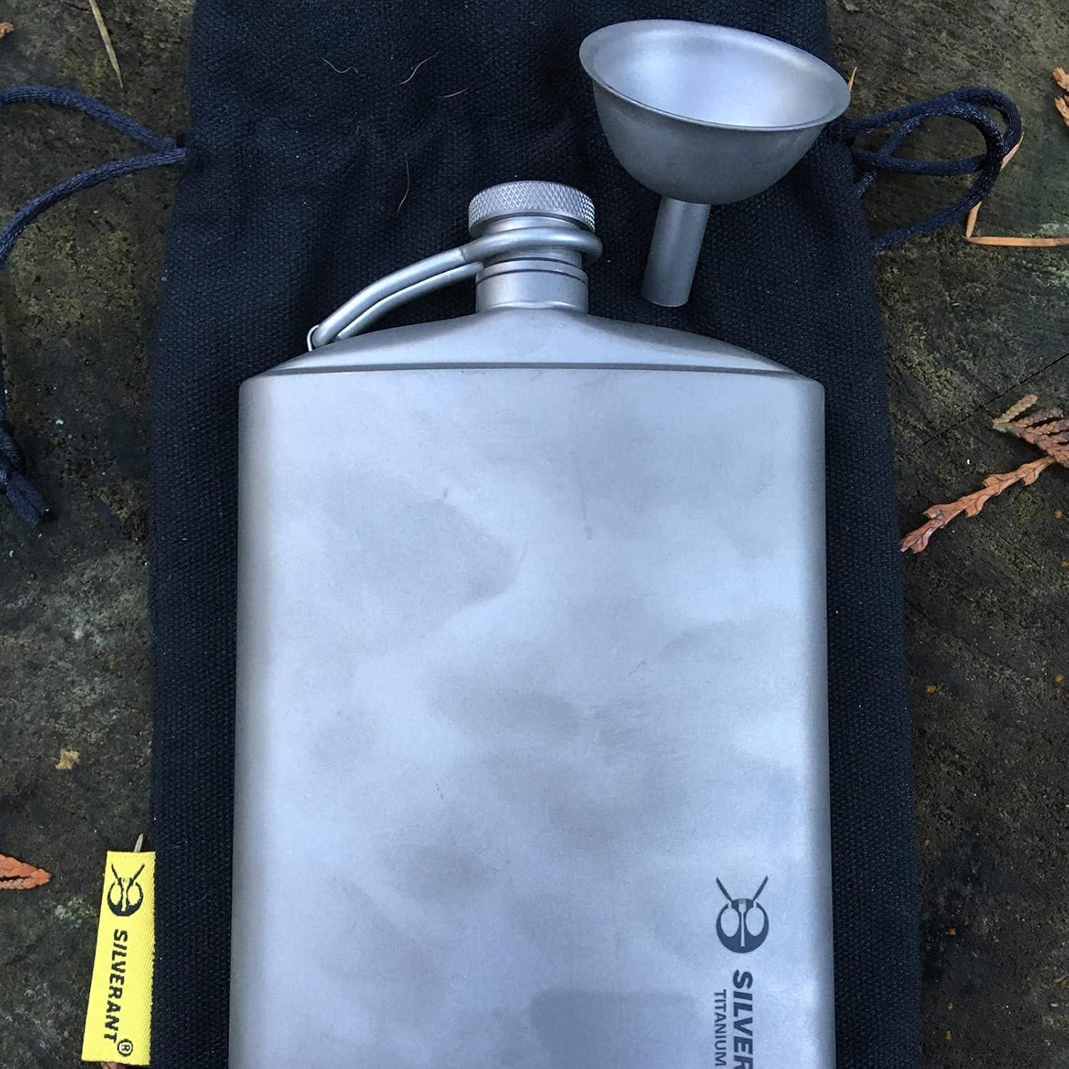 Embudo de Titanio SilverAnt para Frasco de Cadera 200 ml