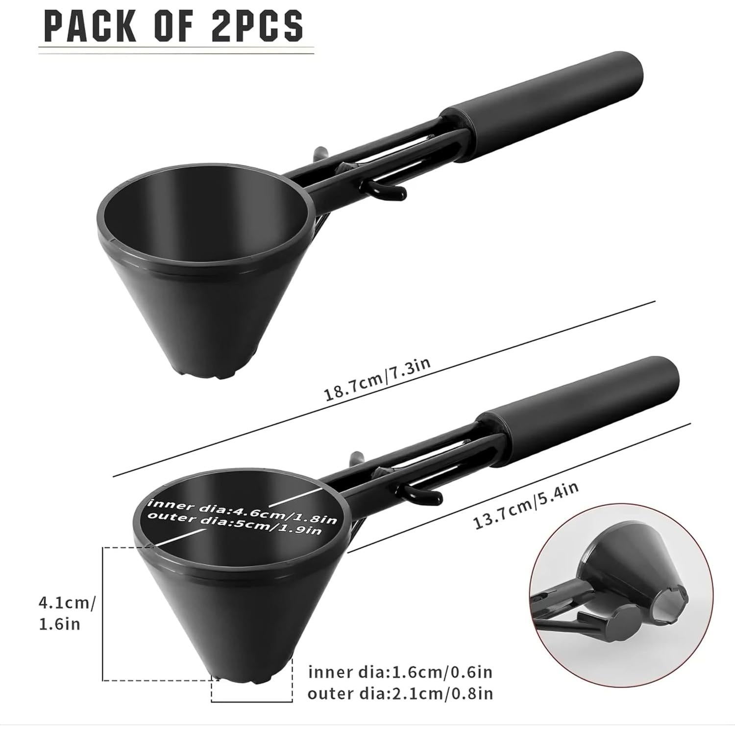 Cuchara 2-en-1 con Embudo Ainovi para Polvo - 18.7cm