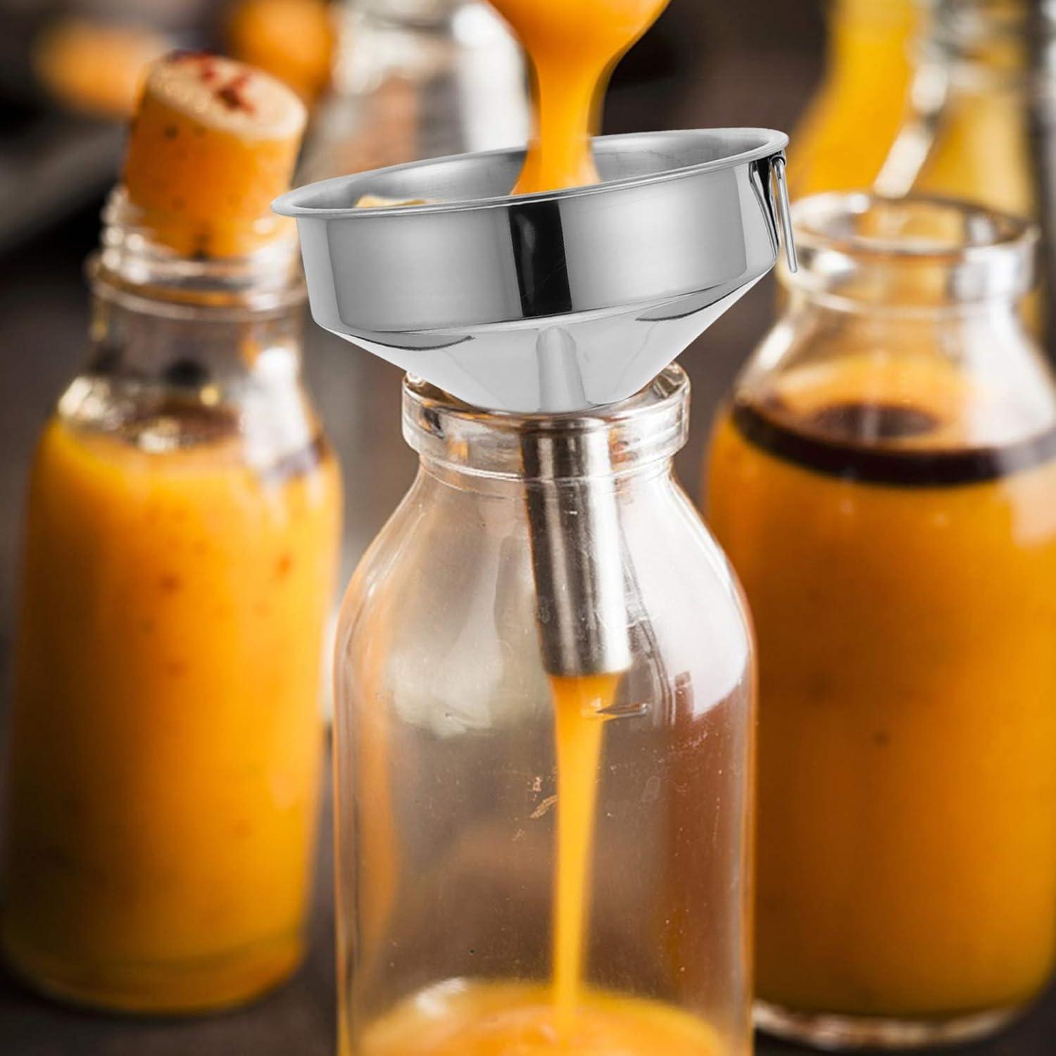 Embudo de Acero Inoxidable Hemoton 10cm para Cocina