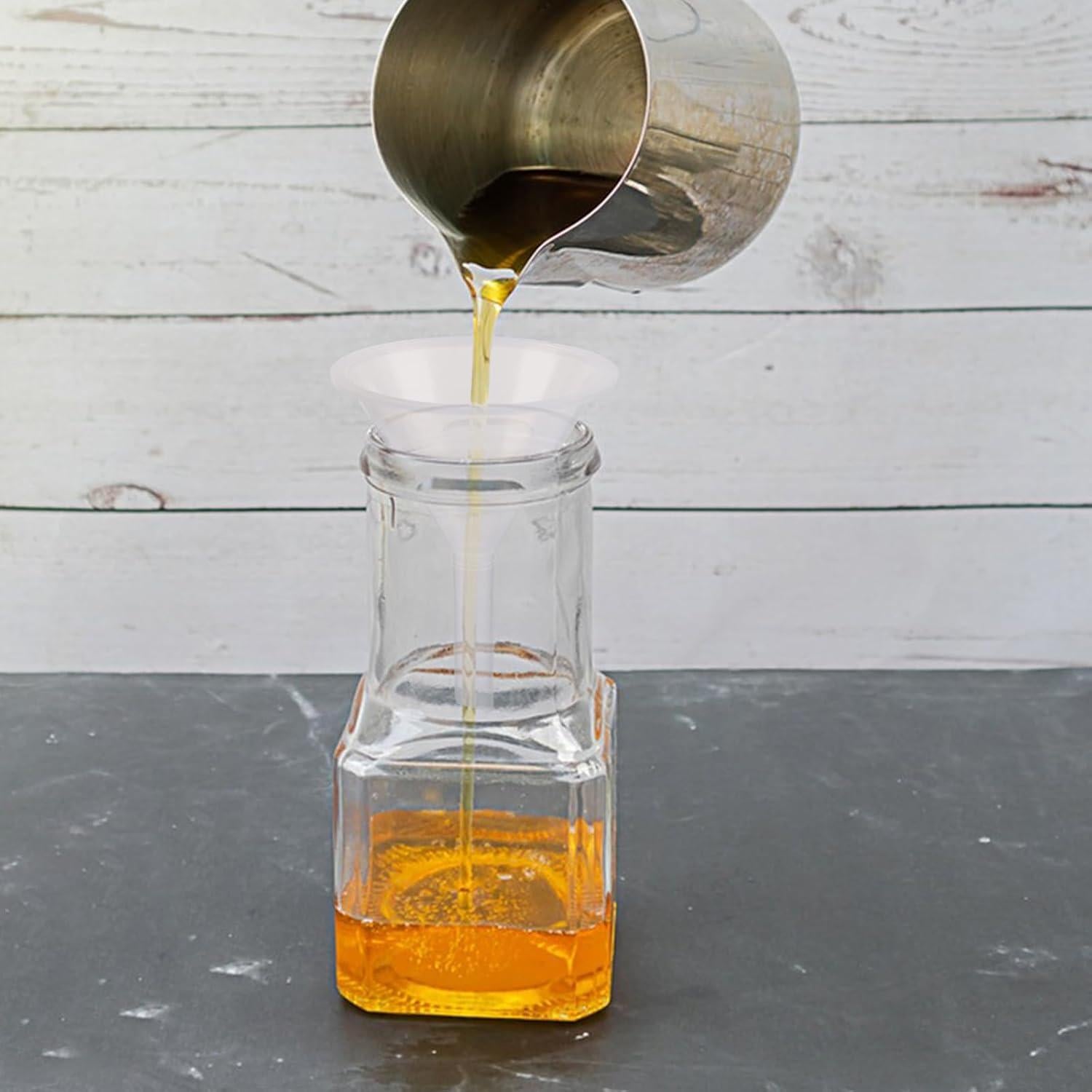 Juego de 20 Embudos de Plástico RHBLME, Boca Ancha 5.08 cm