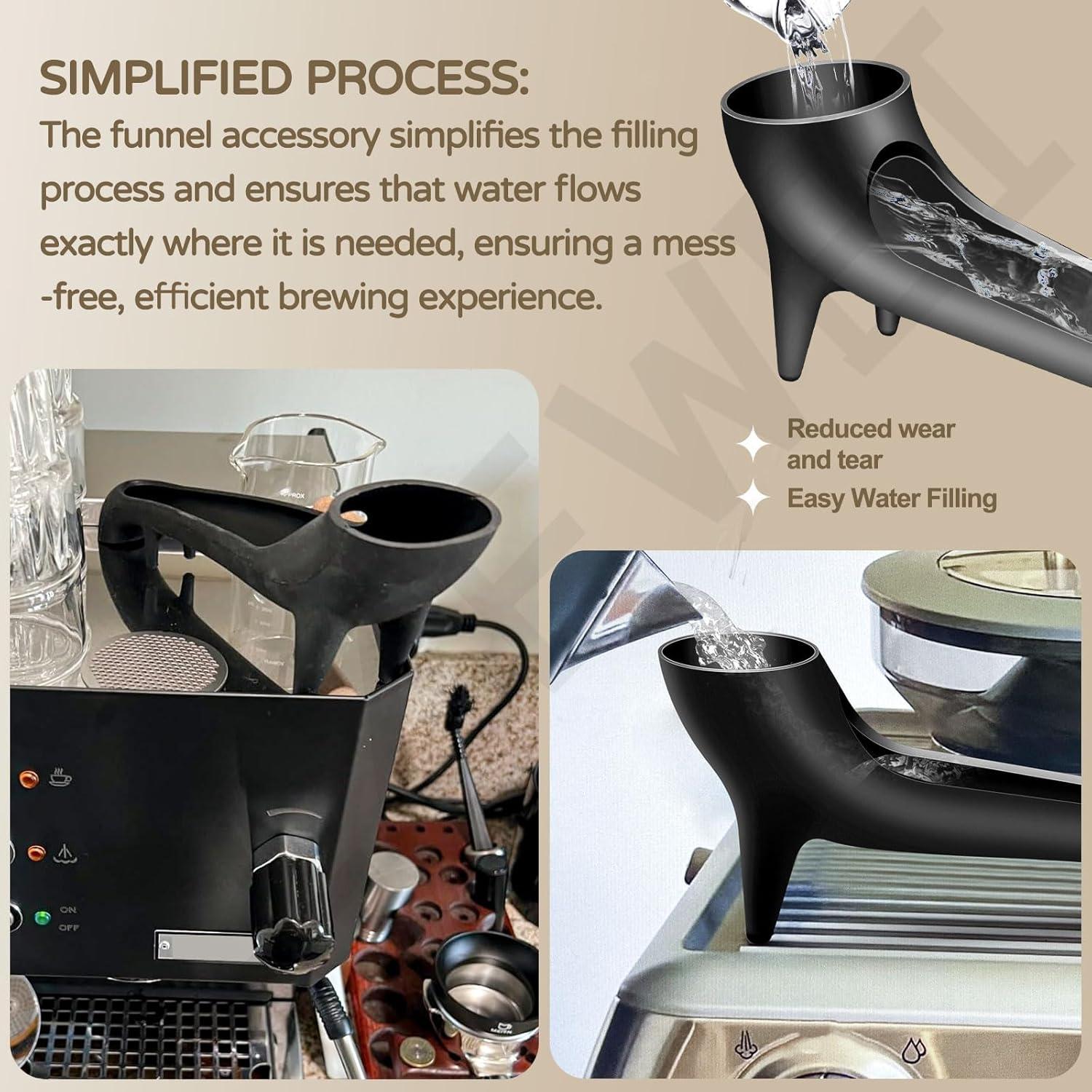 Embudo de Silicona para Tanque de Agua Cafetera Breville