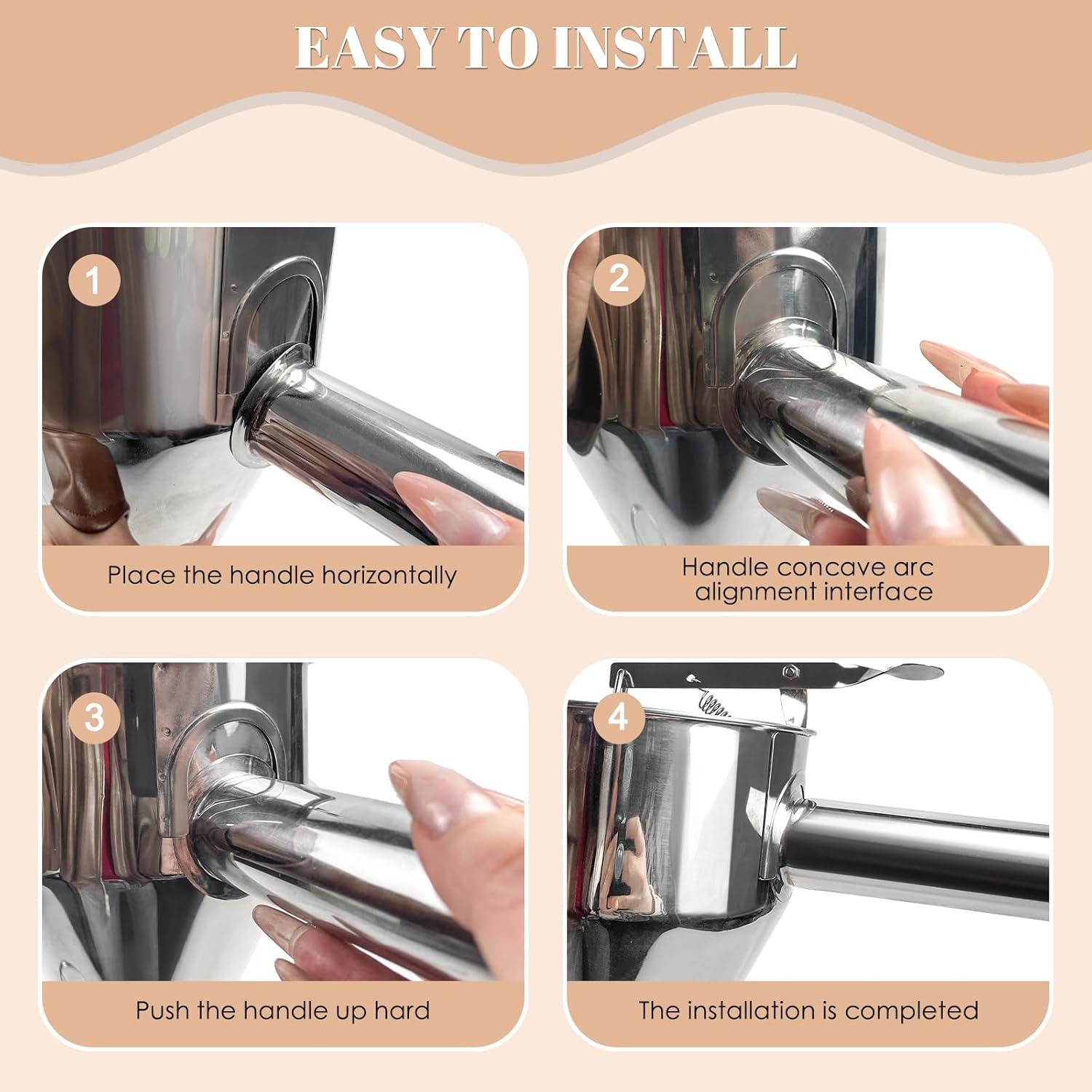 Dispensador de Masa para Panqueques MAOPINER Acero Inoxidable 600ml