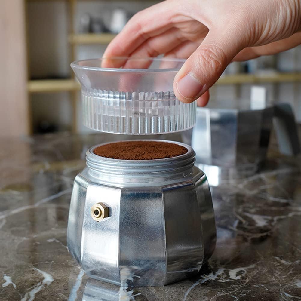 Embudo de Dosificación Moka Pot Watchget 54mm para 3 Tazas