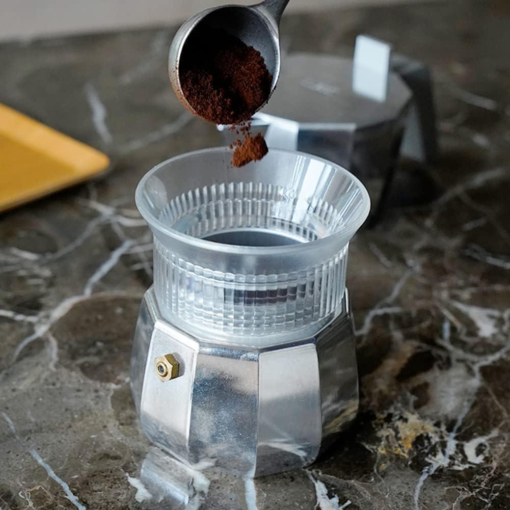 Embudo de Dosificación Moka Pot Watchget 54mm para 3 Tazas