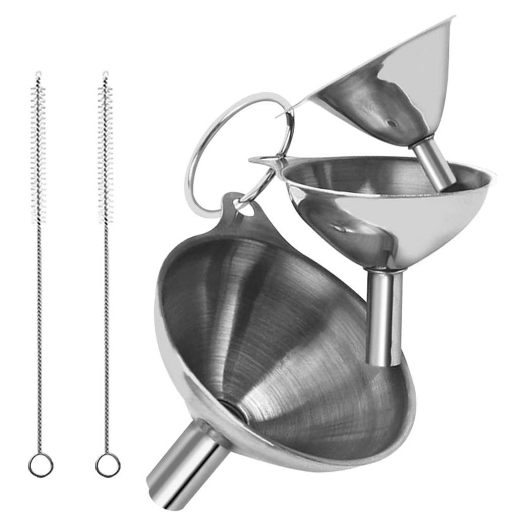 Juego de 3 embudos de acero inoxidable Maxin - A prueba de óxido