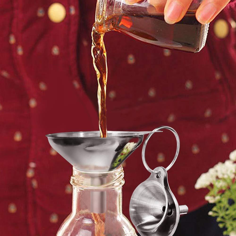 Juego de 3 embudos de acero inoxidable Maxin - A prueba de óxido