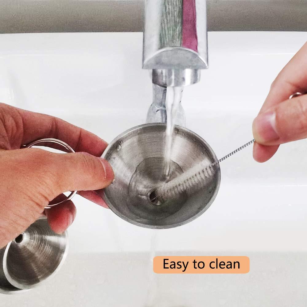 Juego de 3 embudos de acero inoxidable Maxin - A prueba de óxido