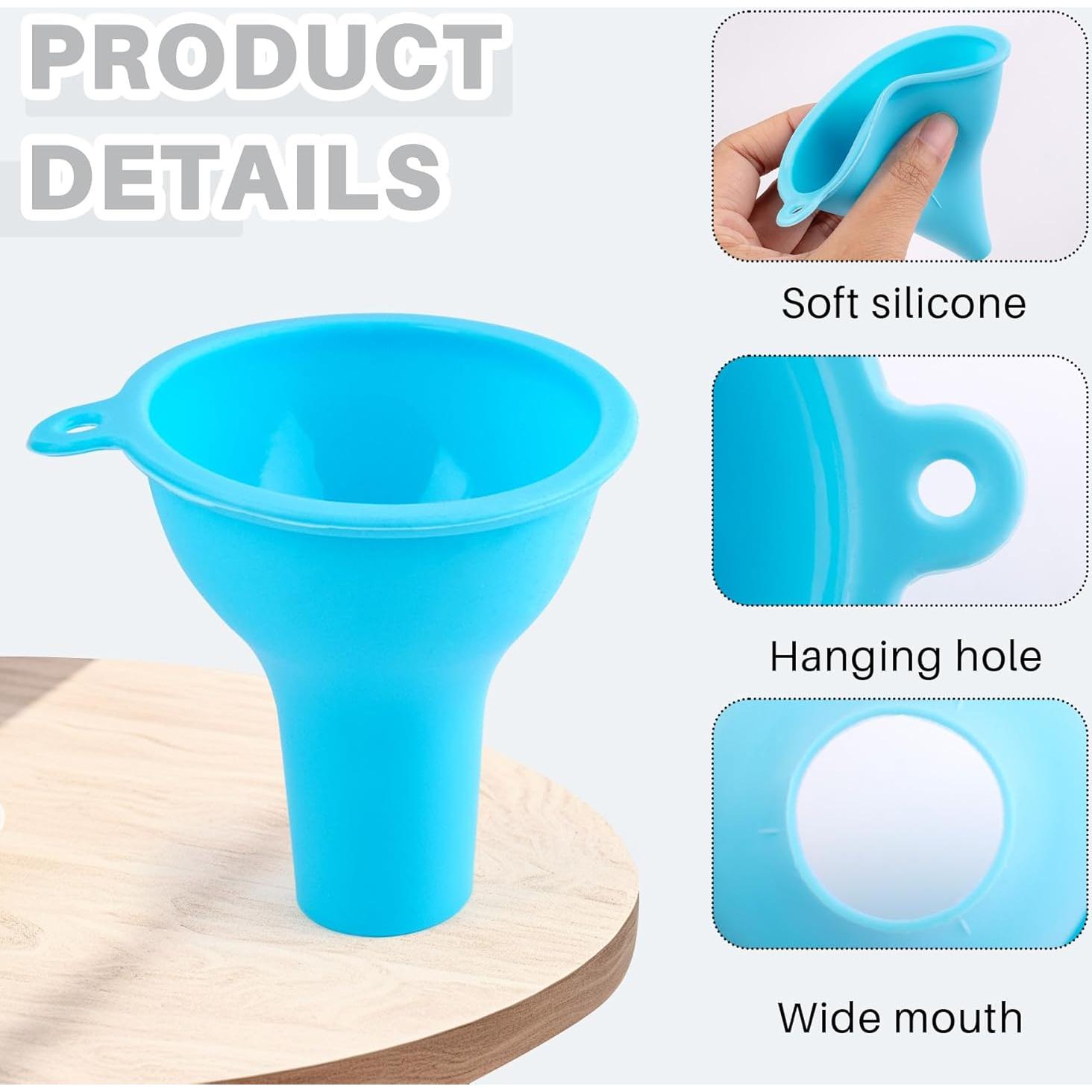 Set de 4 embudos de silicona Framendino para cocina