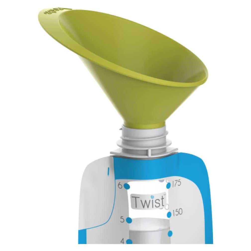 Sistema de bolsas Kiinde Twist 2 piezas con embudo para leche