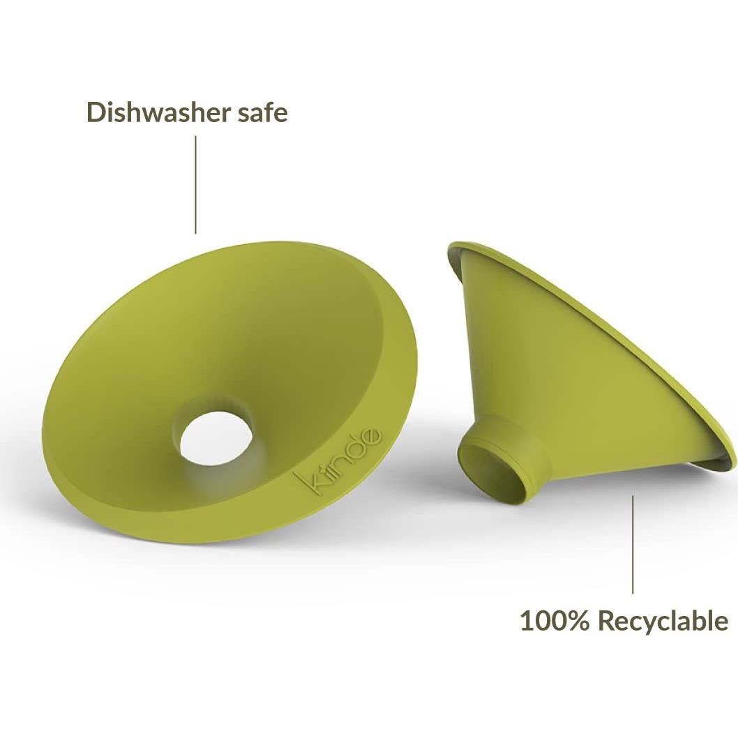 Sistema de bolsas Kiinde Twist 2 piezas con embudo para leche