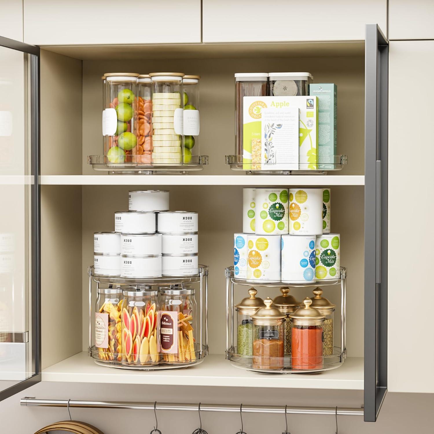 Organizador Giratorio Lazy Susan SuoXing 4 Piezas 24.13 cm