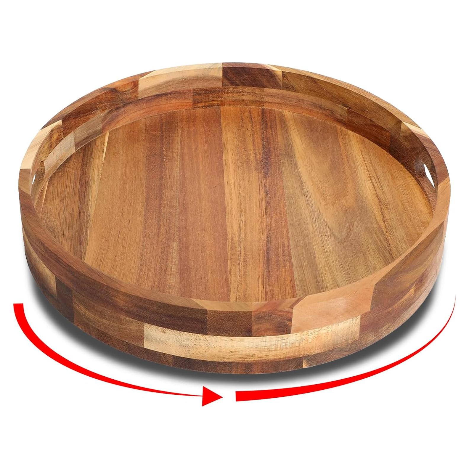 Susan perezoso de madera de acacia Sholramo 30.48 cm - Organizador de especias