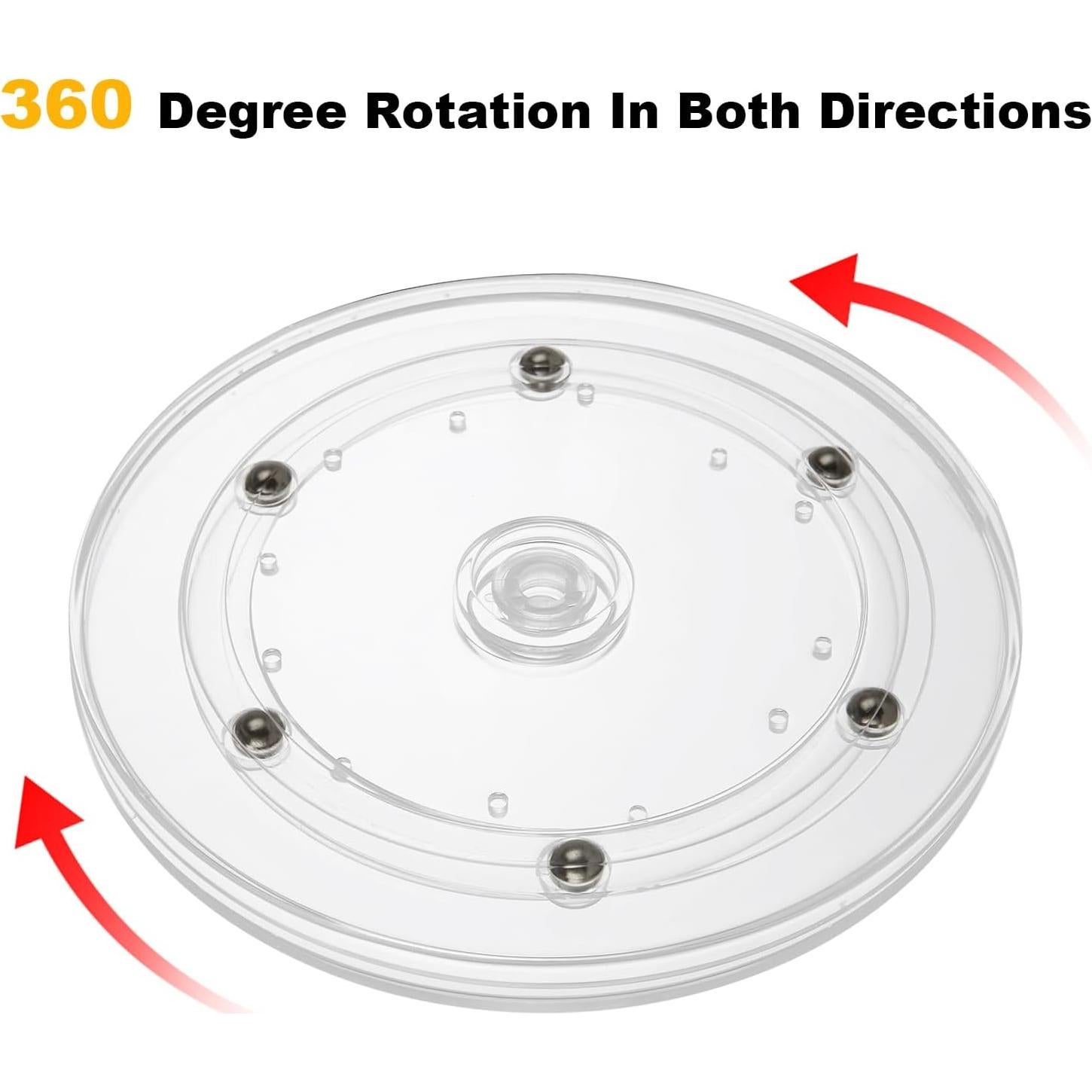 Organizador Giratorio Lazy Susan LDXDRU 6 Pulgadas Acrílico