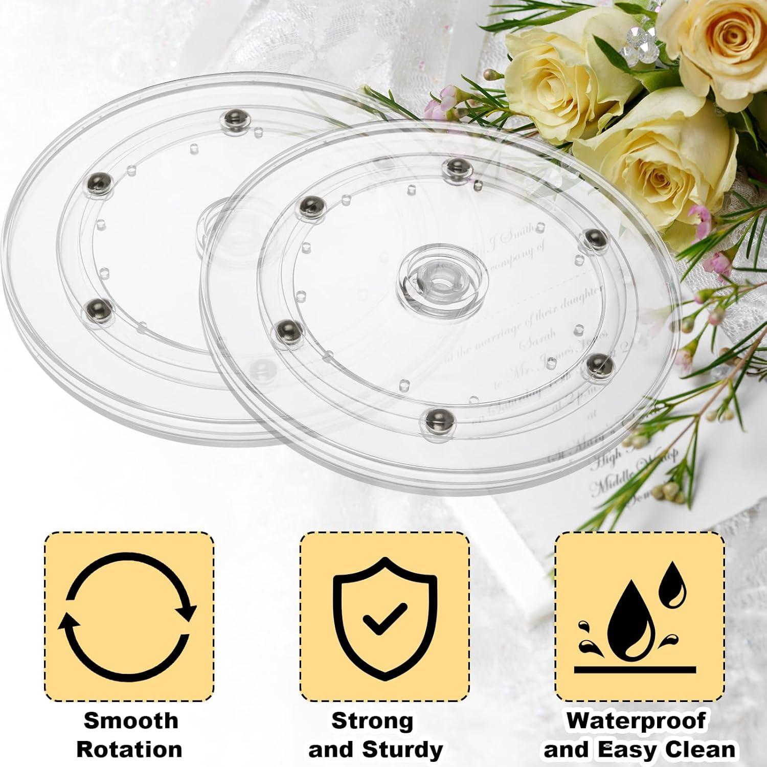 Organizador Giratorio Lazy Susan LDXDRU 6 Pulgadas Acrílico