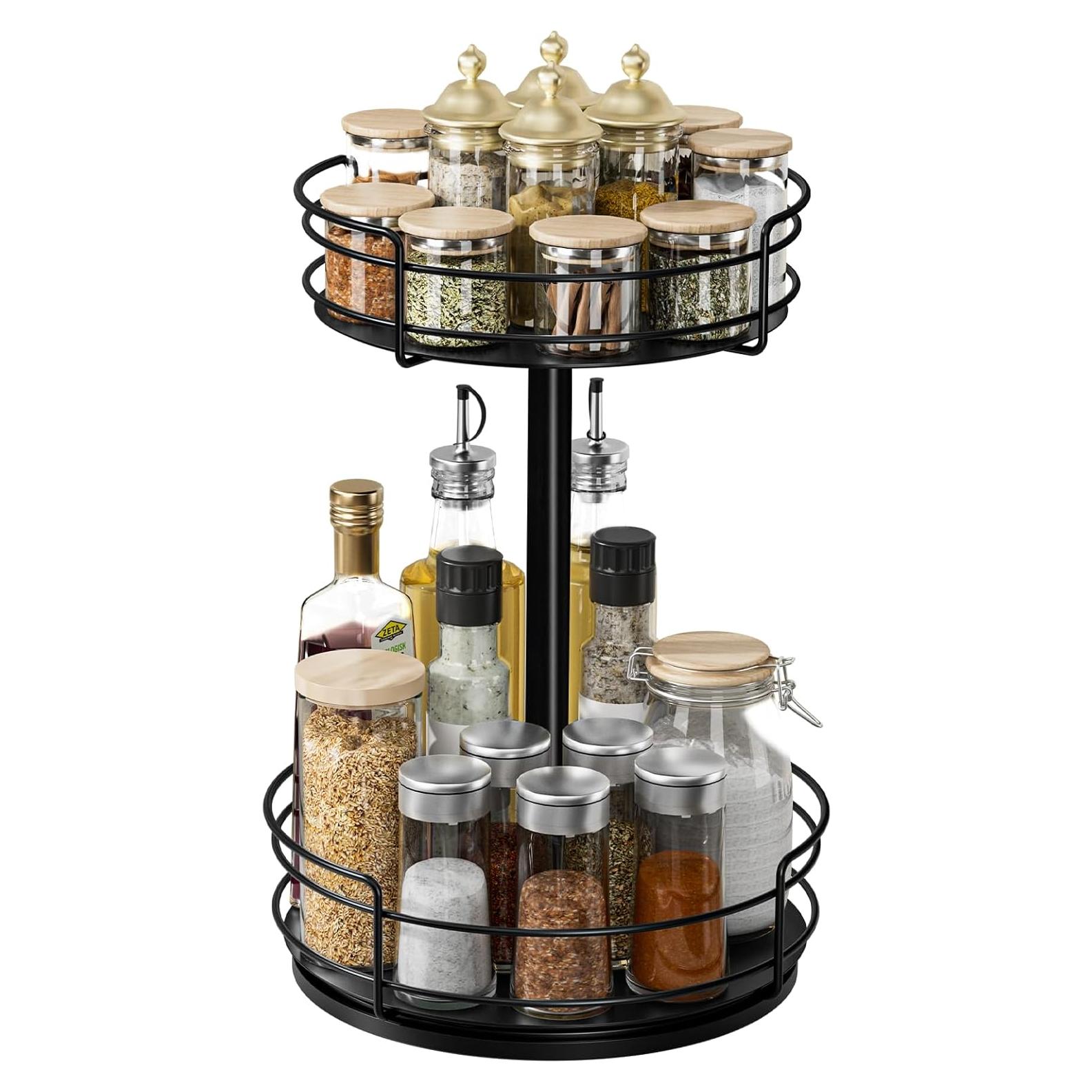 Organizador Giratorio 2 Niveles BOIVSHI para Cocina y Baño