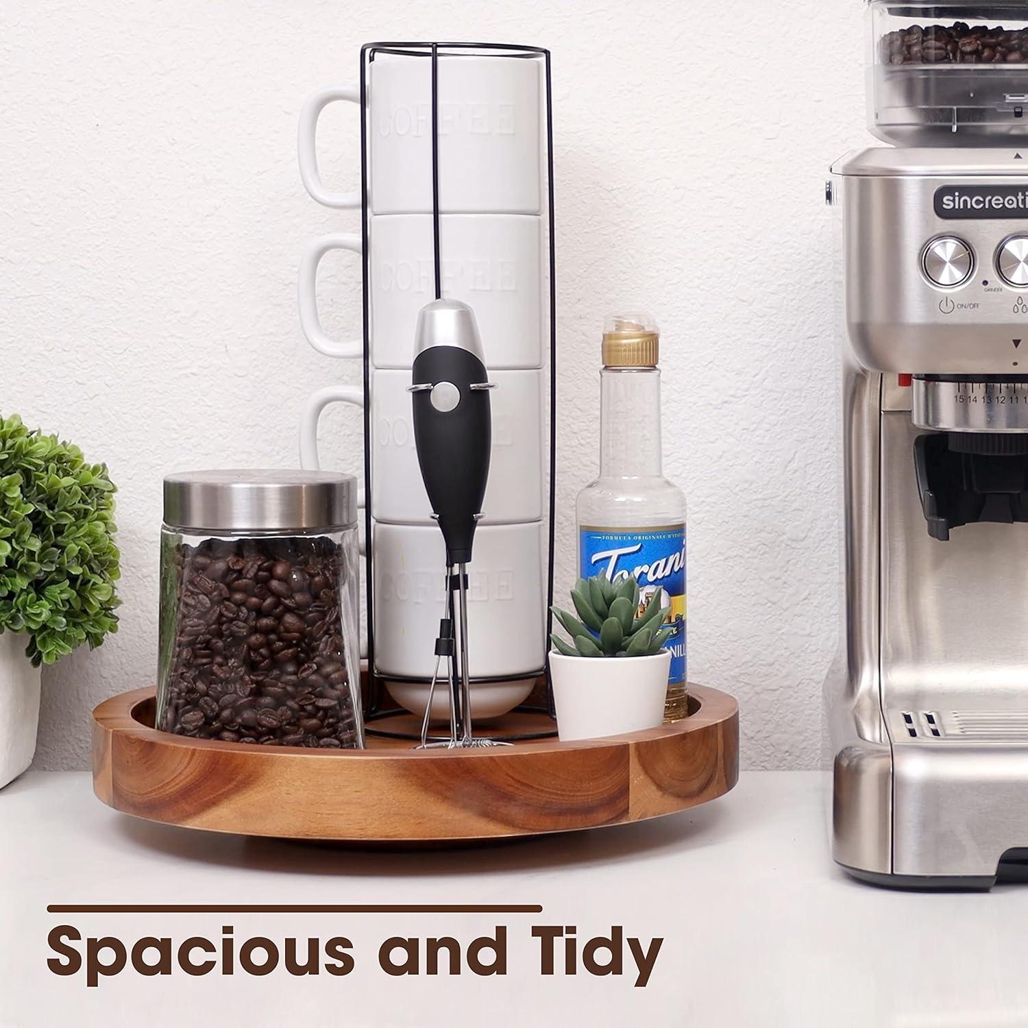 Organizador Giratorio de Madera Tidita 33 cm para Cocina