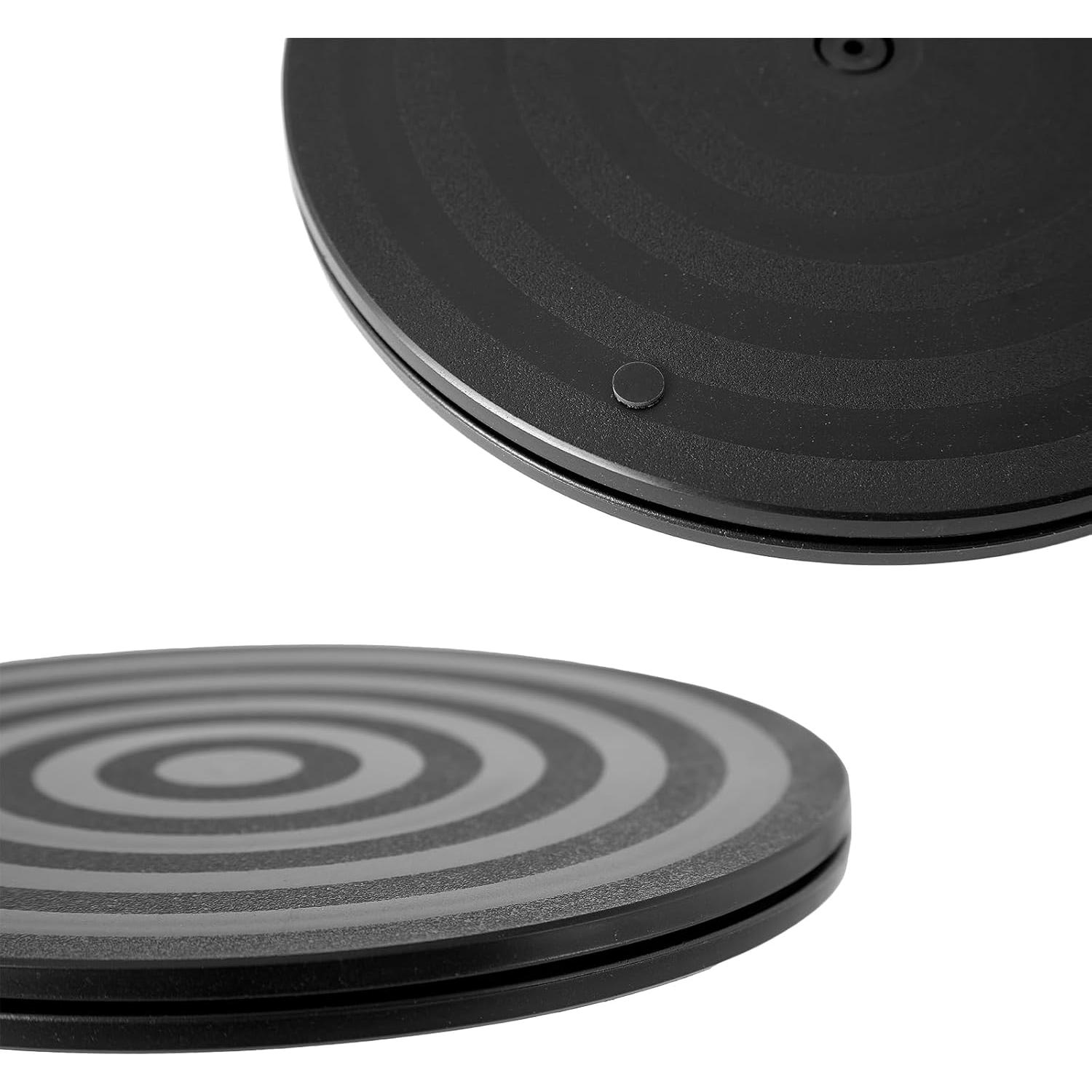 Base Giratoria Lazy Susan 20.32 cm Alta Resistencia Negra