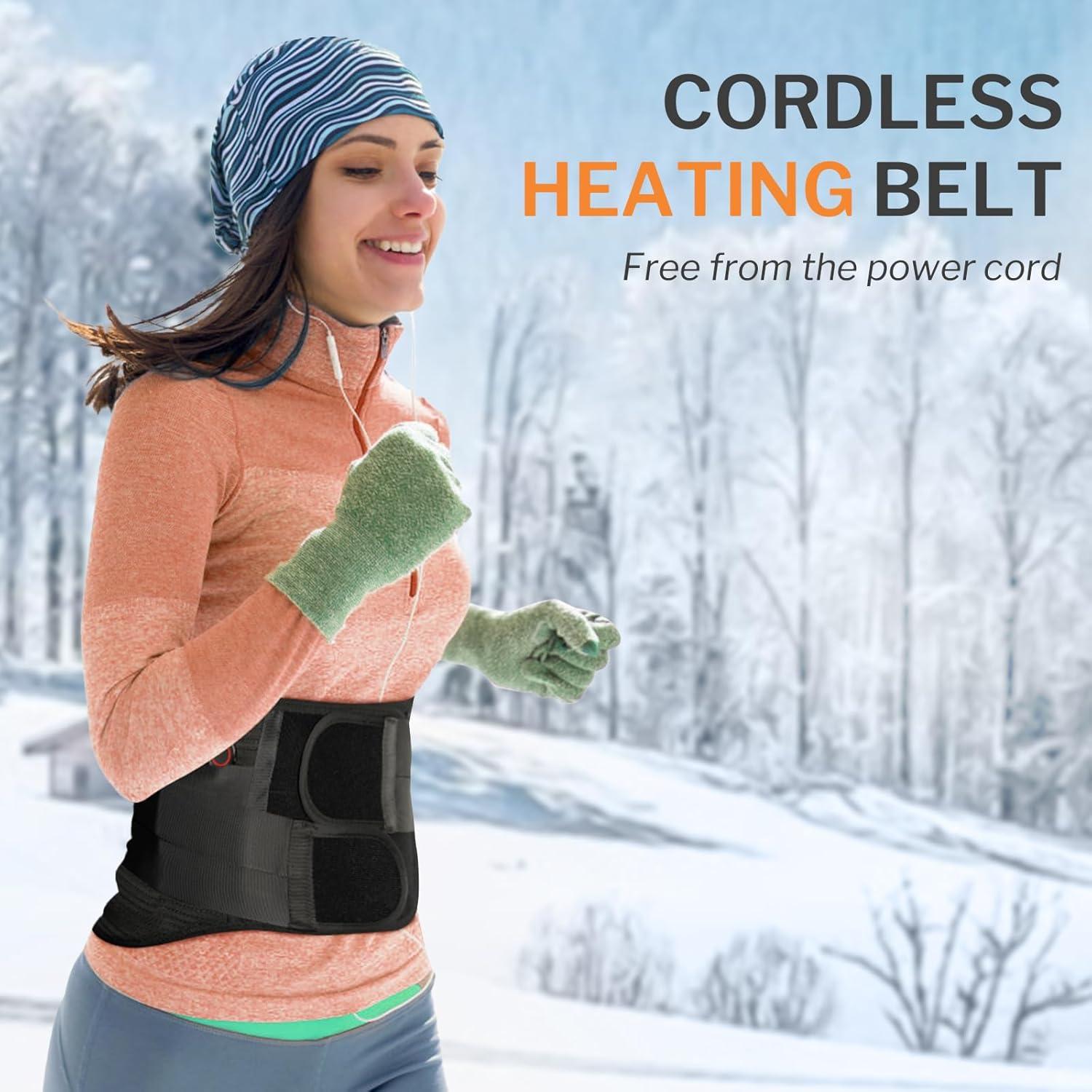 Almohadilla Térmica Inalámbrica HOMLYNS RelaxRite 142 cm 3 Niveles