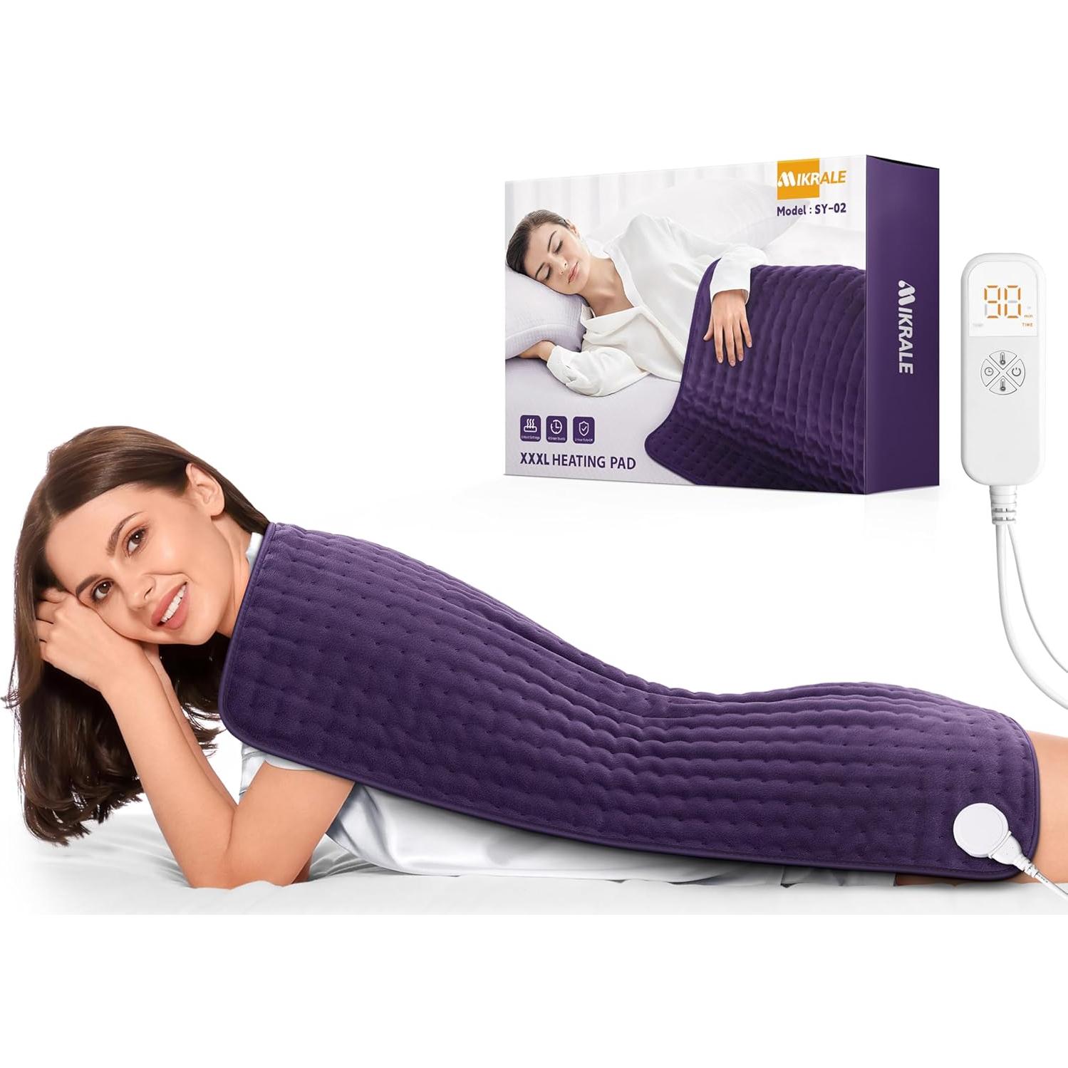 Almohadilla Calefactora MIKRALE 43x84 cm, 6 Niveles Calor