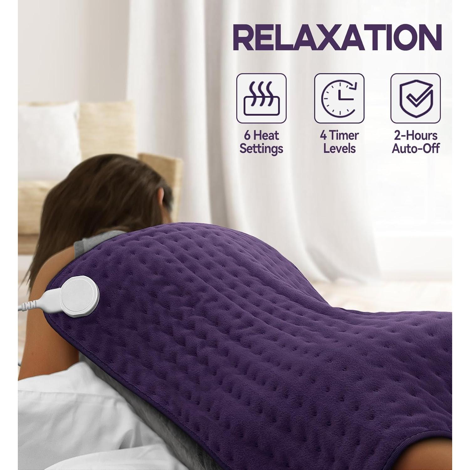Almohadilla Calefactora MIKRALE 43x84 cm, 6 Niveles Calor