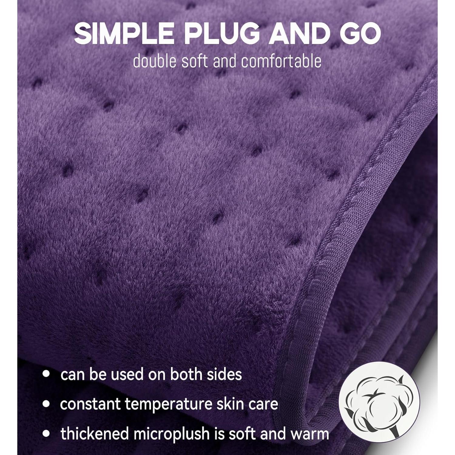 Almohadilla Calefactora MIKRALE 43x84 cm, 6 Niveles Calor