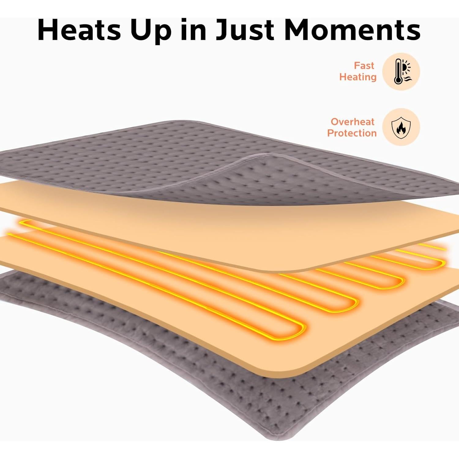 Almohadilla Térmica Eléctrica MineeCozee para Espalda 9 Niveles