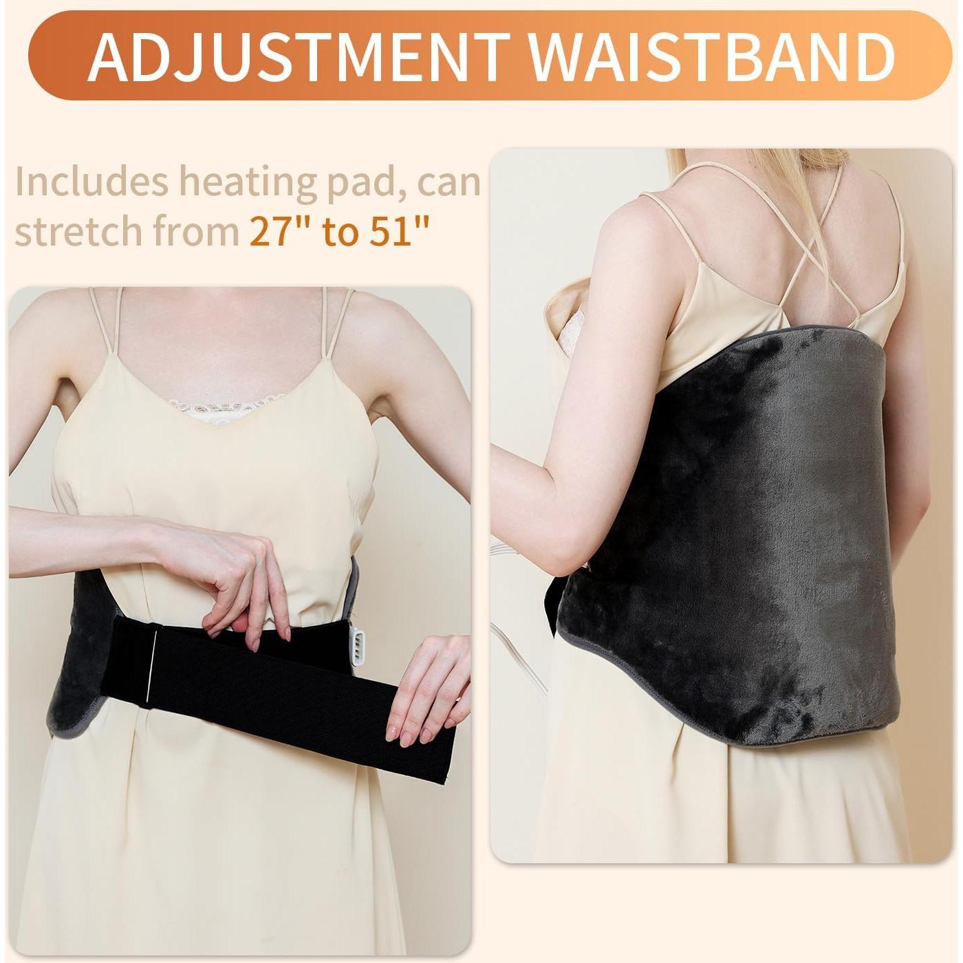 Almohadilla Térmica Eléctrica Myiosus 38x61 cm, 4 Niveles Calor