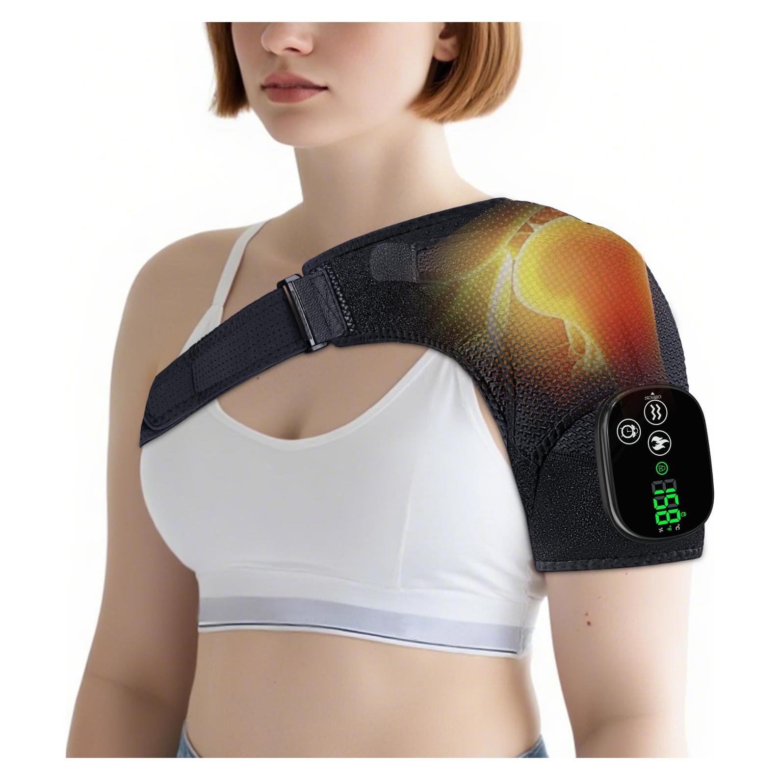 Almohadilla Calentadora de Hombros YUANBO con Masaje y Temporizador