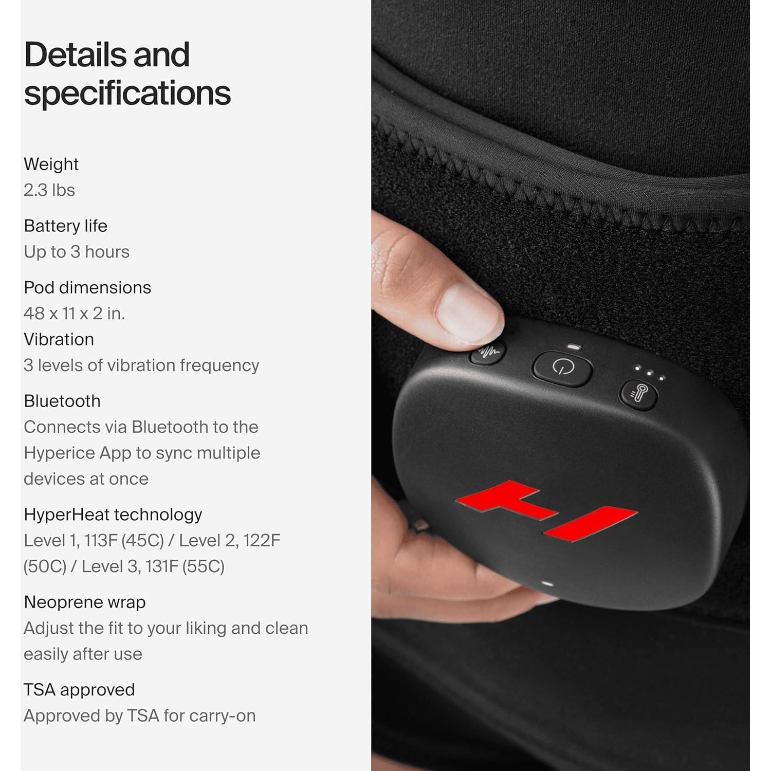 Faja de Calor y Masaje Hyperice Venom 2 para Espalda