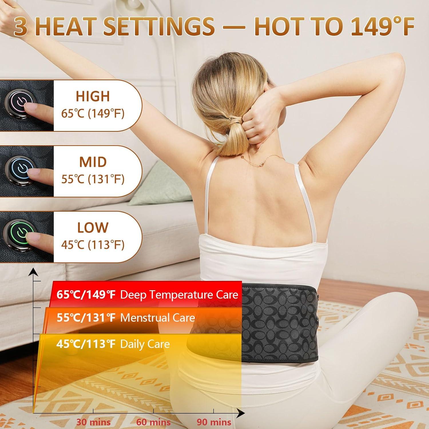 Almohadilla Térmica Inalámbrica UTK H01Y2 para Alivio de Dolor