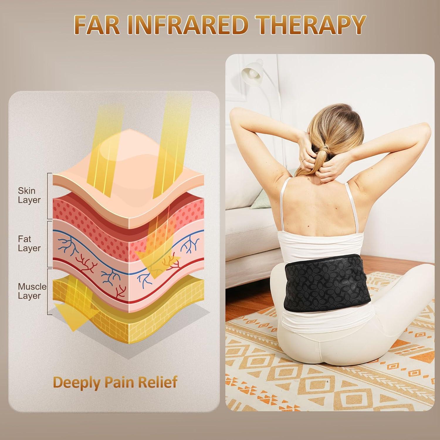 Almohadilla Térmica Inalámbrica UTK H01Y2 para Alivio de Dolor