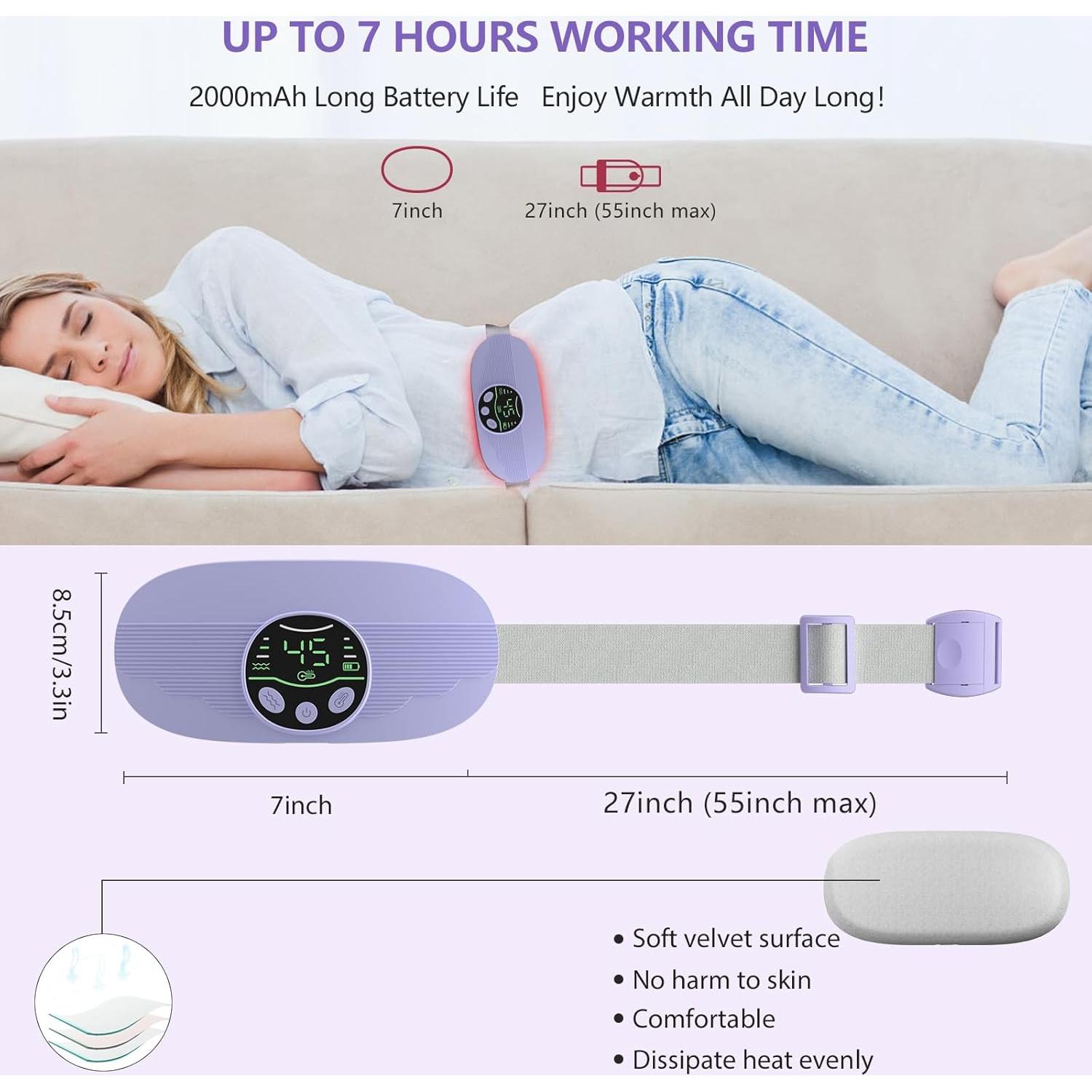 Almohadilla Térmica Eléctrica HOTBAG para Calambres Menstruales