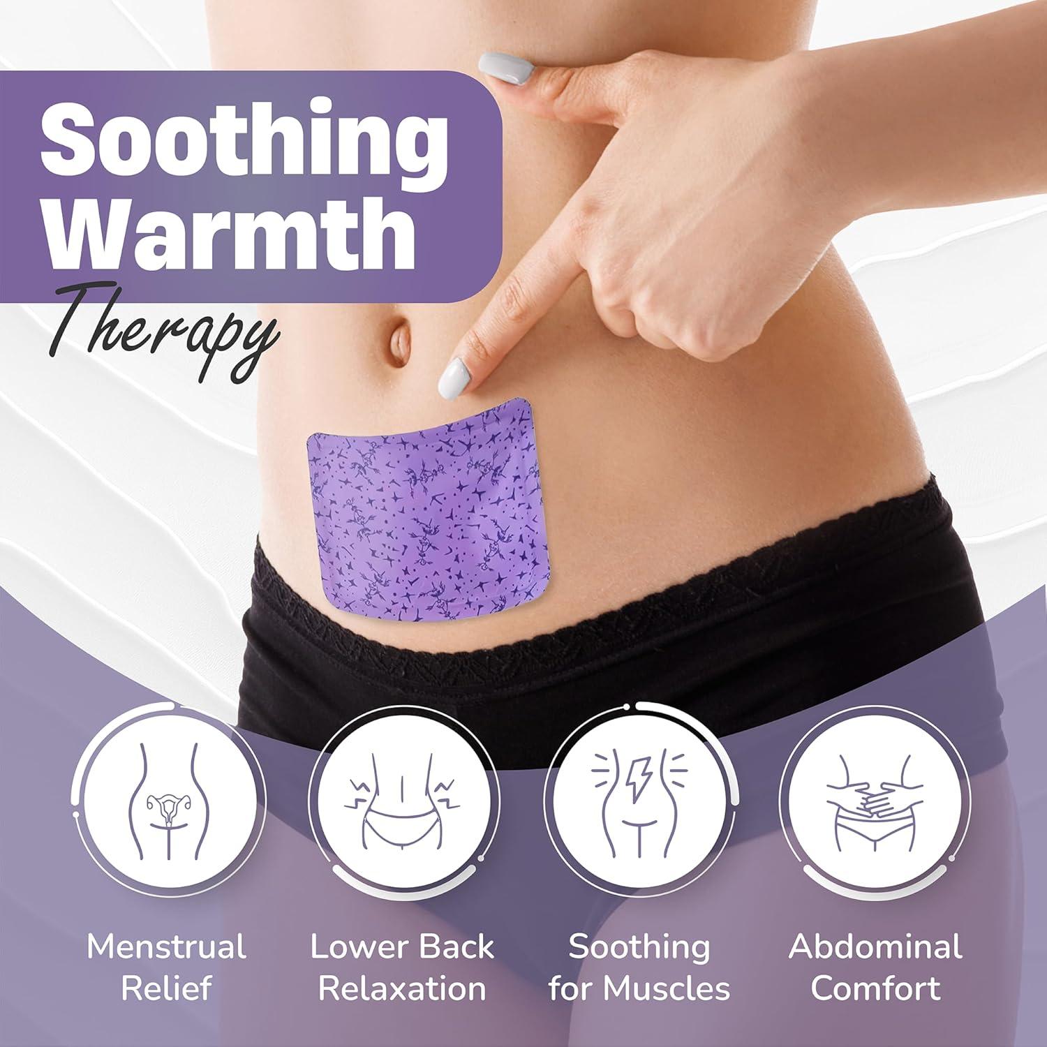 Almohadilla Calentadora Portátil Emberly - Alivio Menstrual 8 Parches