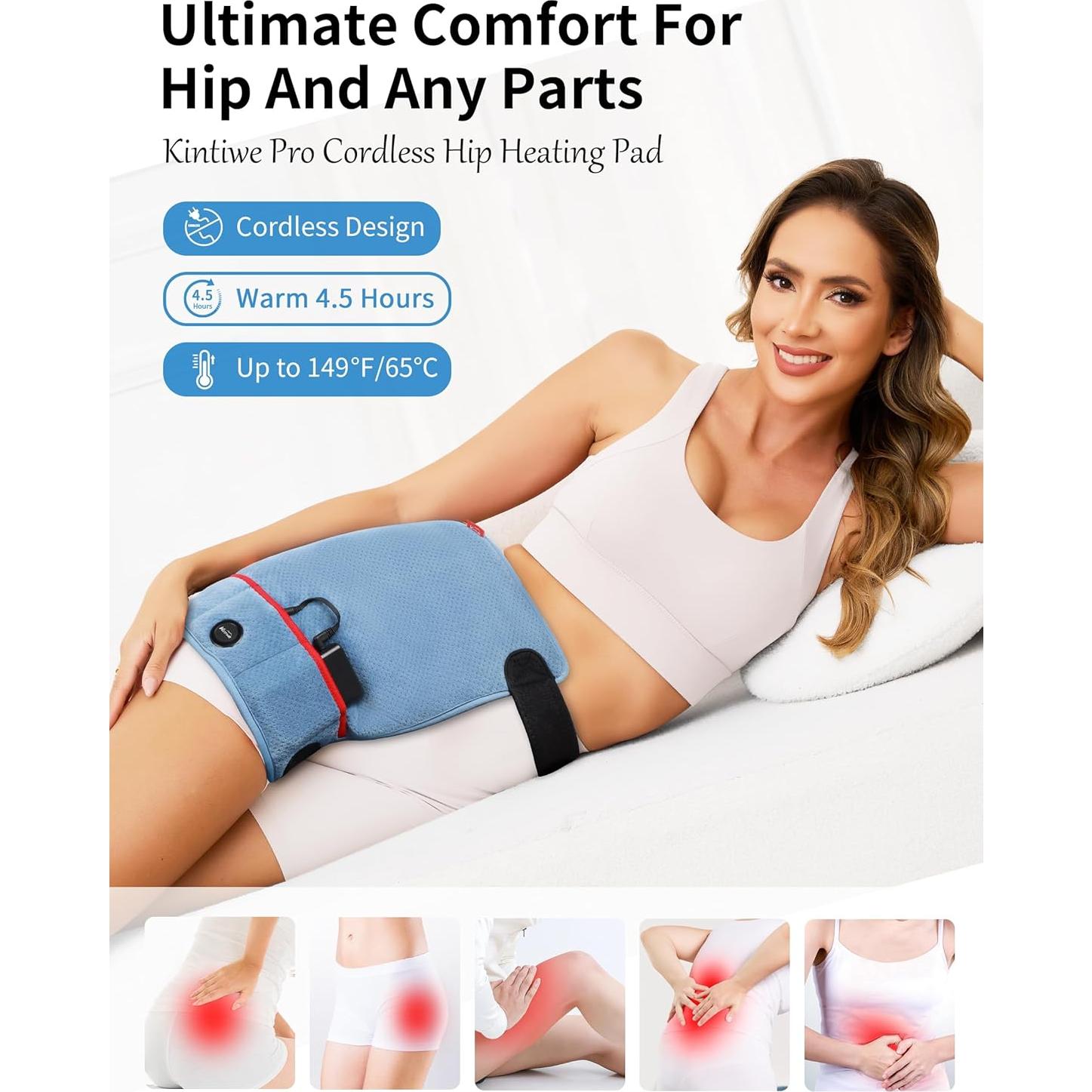 Almohadilla Térmica Inalámbrica Kintiwe Pro 10000mAh 3 Modos