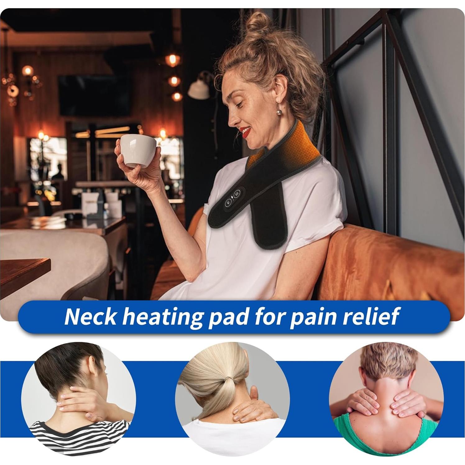 Almohadilla Térmica Inalámbrica BEDHUM para Cuello 3000mAh