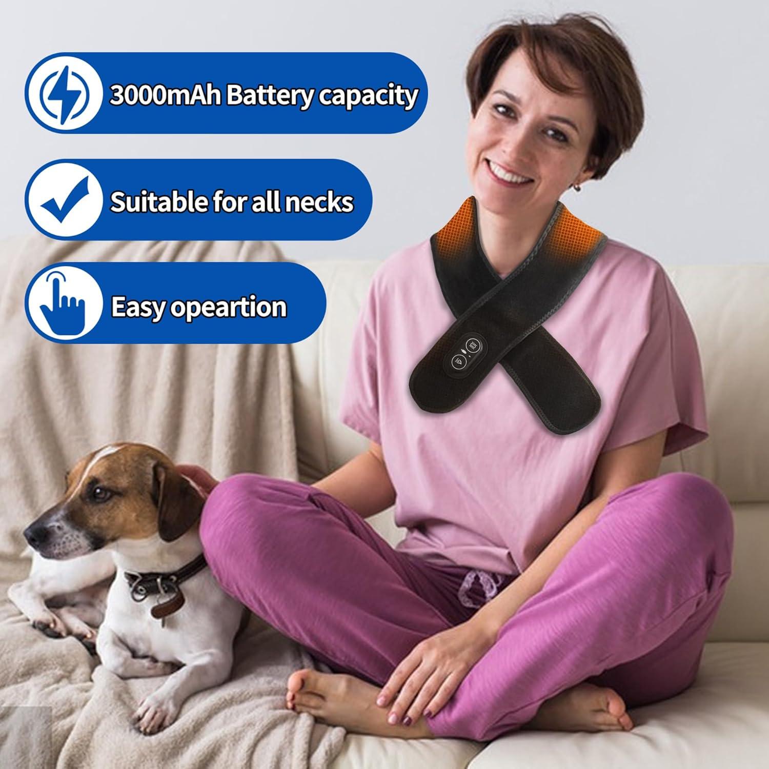 Almohadilla Térmica Inalámbrica BEDHUM para Cuello 3000mAh