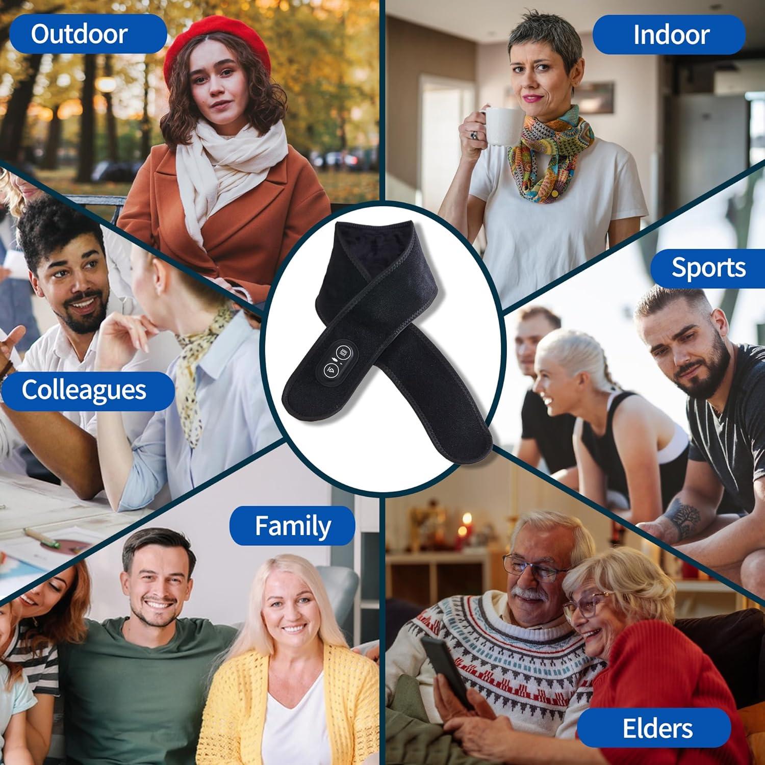 Almohadilla Térmica Inalámbrica BEDHUM para Cuello 3000mAh