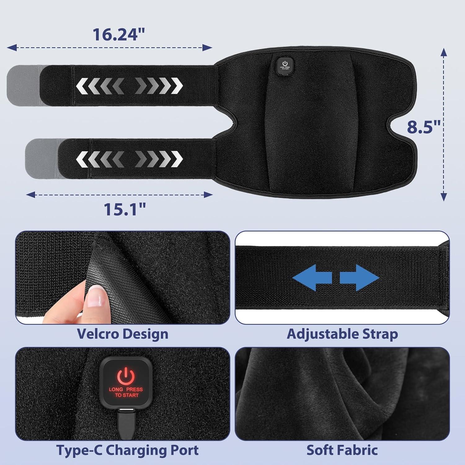 Almohadilla Calentadora para Rodilla Auccipal HPK-651 3000mAh