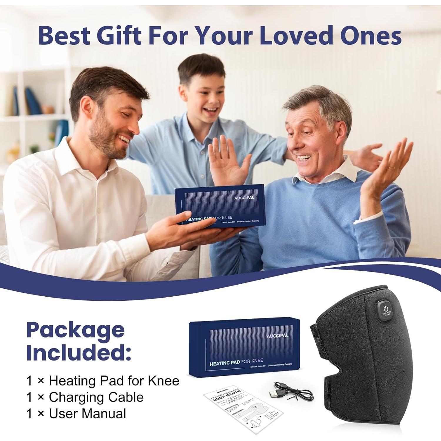 Almohadilla Calentadora para Rodilla Auccipal HPK-651 3000mAh