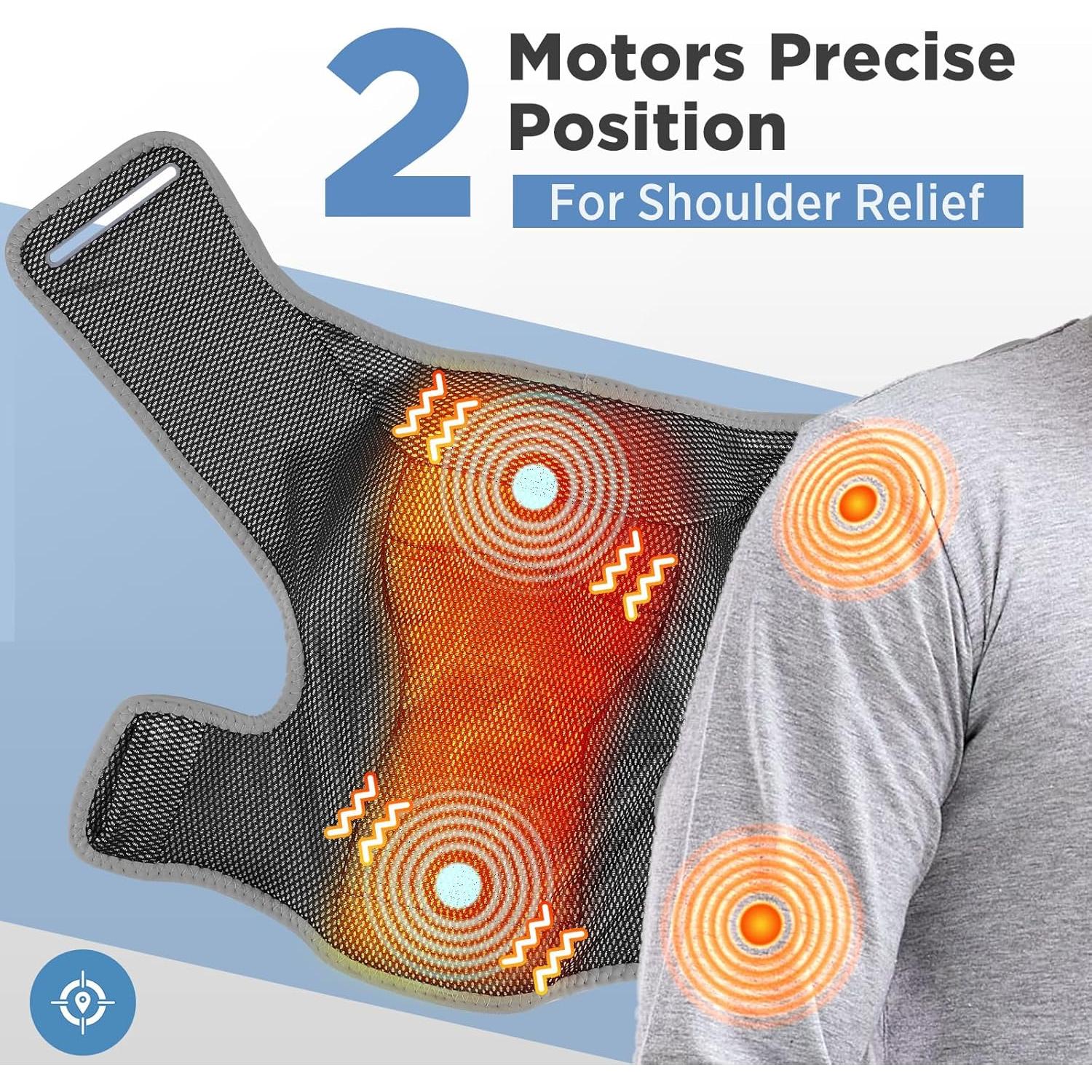 Almohadilla Térmica Inalámbrica ROHVEMJ para Hombros con Masaje