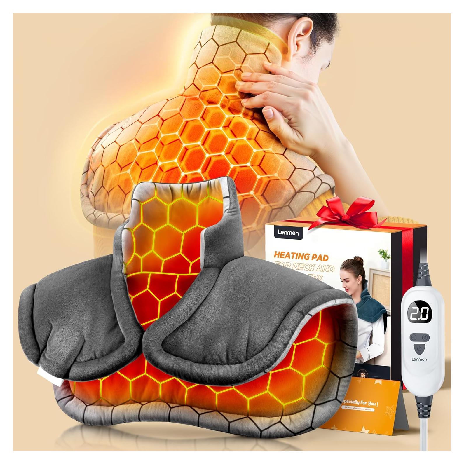 Almohadilla Térmica Lenmen HP006 con Grafeno, 6 Niveles Calor