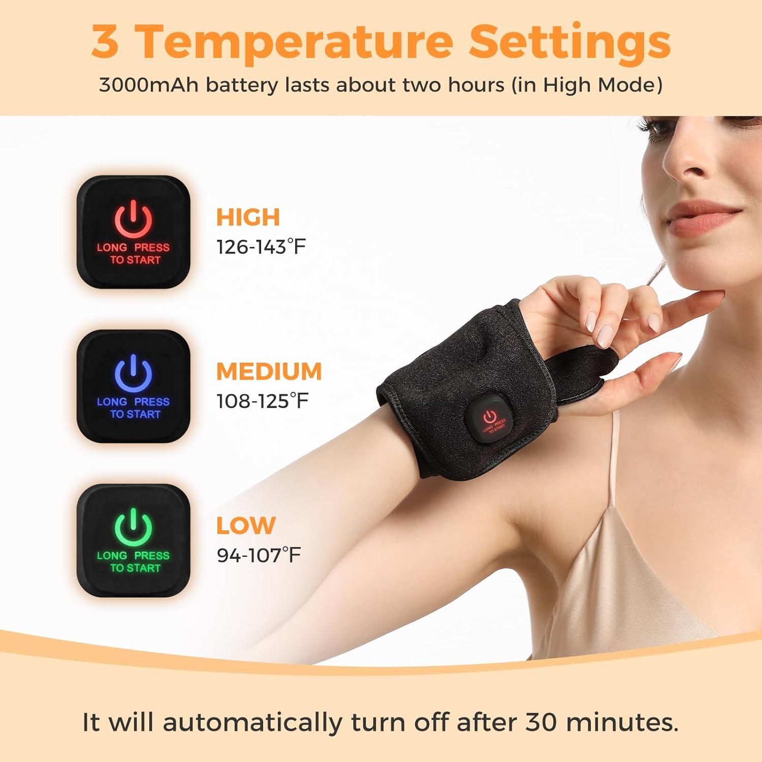 Almohadilla Calentadora Inalámbrica Gasumos para Muñeca 3000mAh