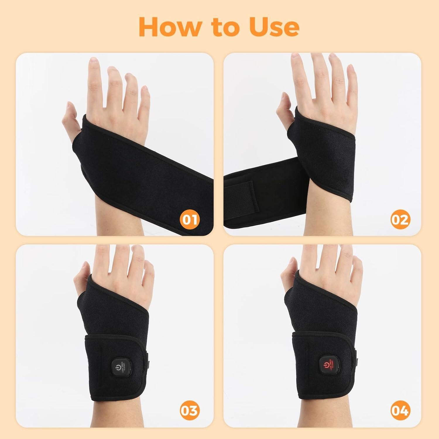 Almohadilla Calentadora Inalámbrica Gasumos para Muñeca 3000mAh