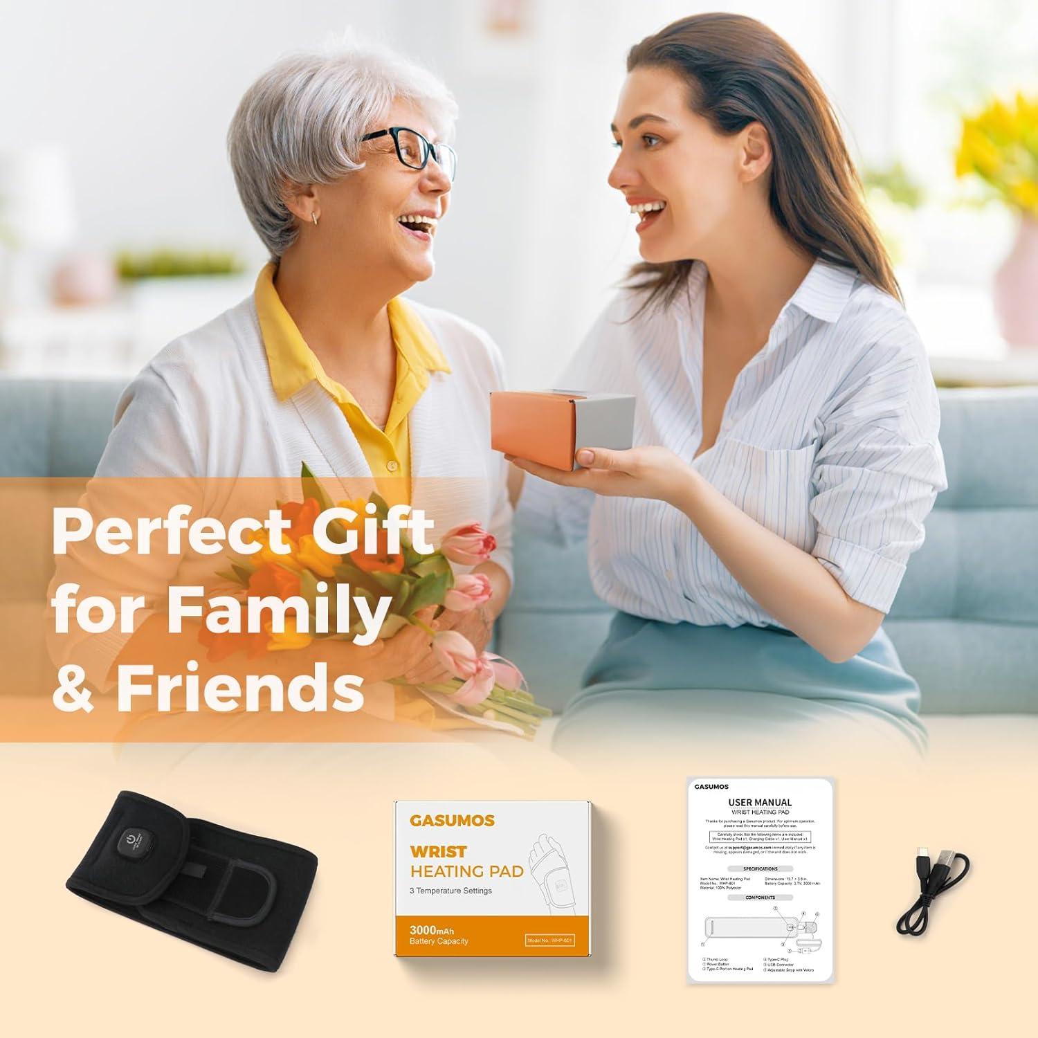 Almohadilla Calentadora Inalámbrica Gasumos para Muñeca 3000mAh