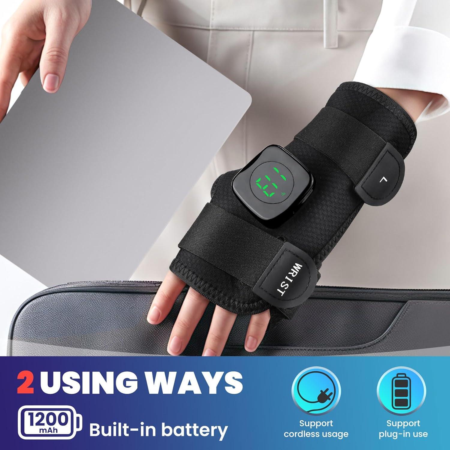 Almohadilla Calentadora Inalámbrica para Muñeca Izquierda WOLOYHEATIE