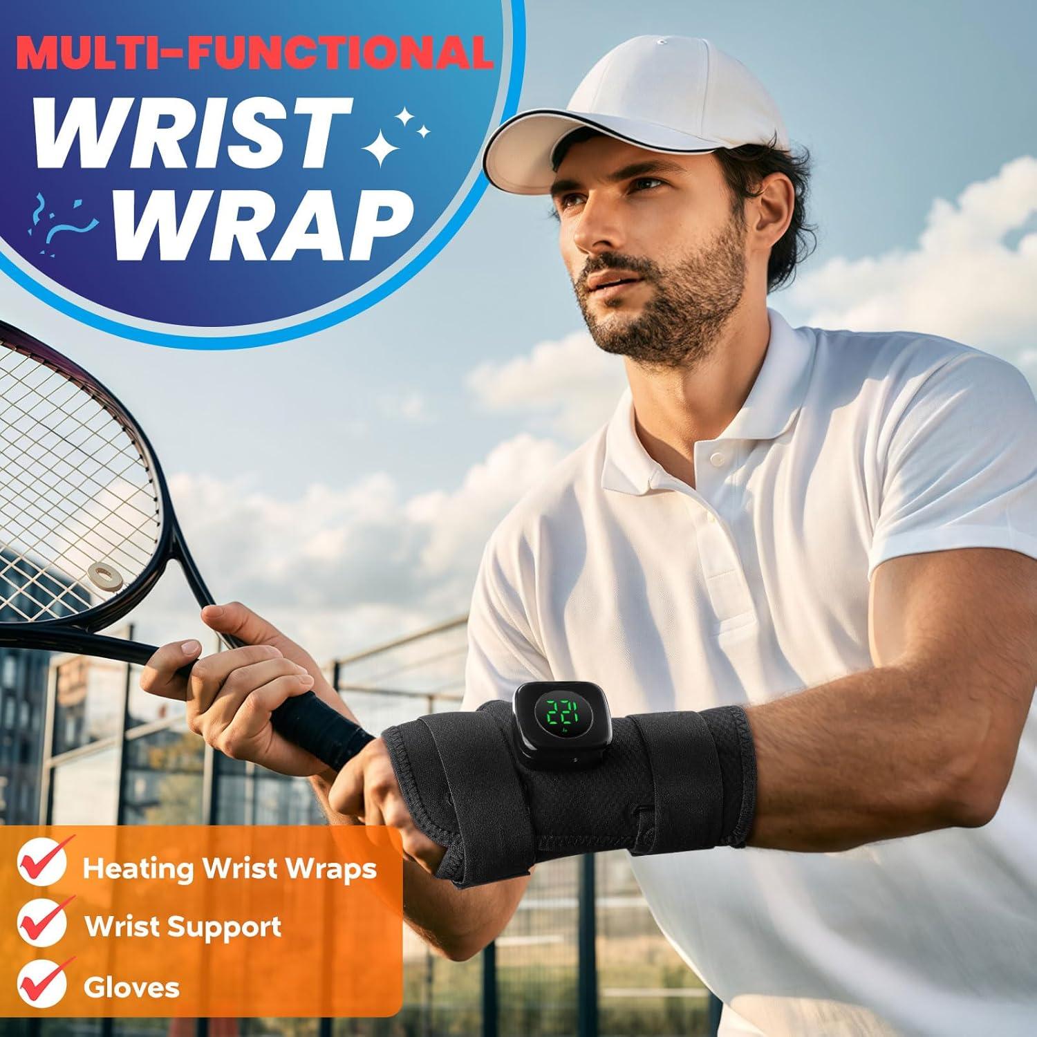 Almohadilla Calentadora Inalámbrica para Muñeca Izquierda WOLOYHEATIE